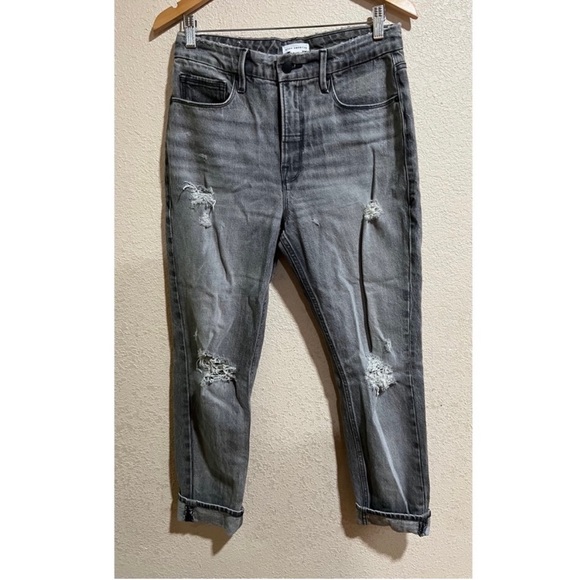 Good American GA The weekender in distressed faded black - Picture 3 of 4